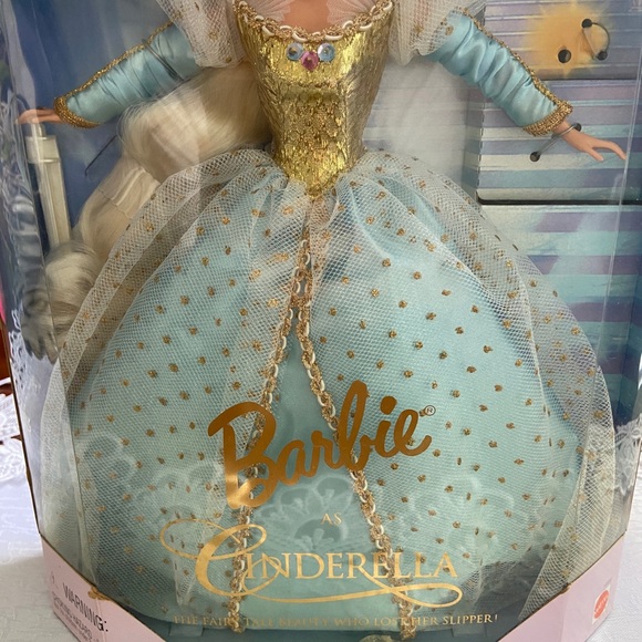 Barbie collectible Cinderella Doll Children's Series 1996 collector edit… - Picture 4 of 8
